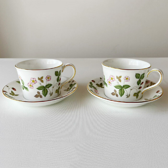 楽天市場】ウェッジウッド ワイルド ストロベリー ティーカップ