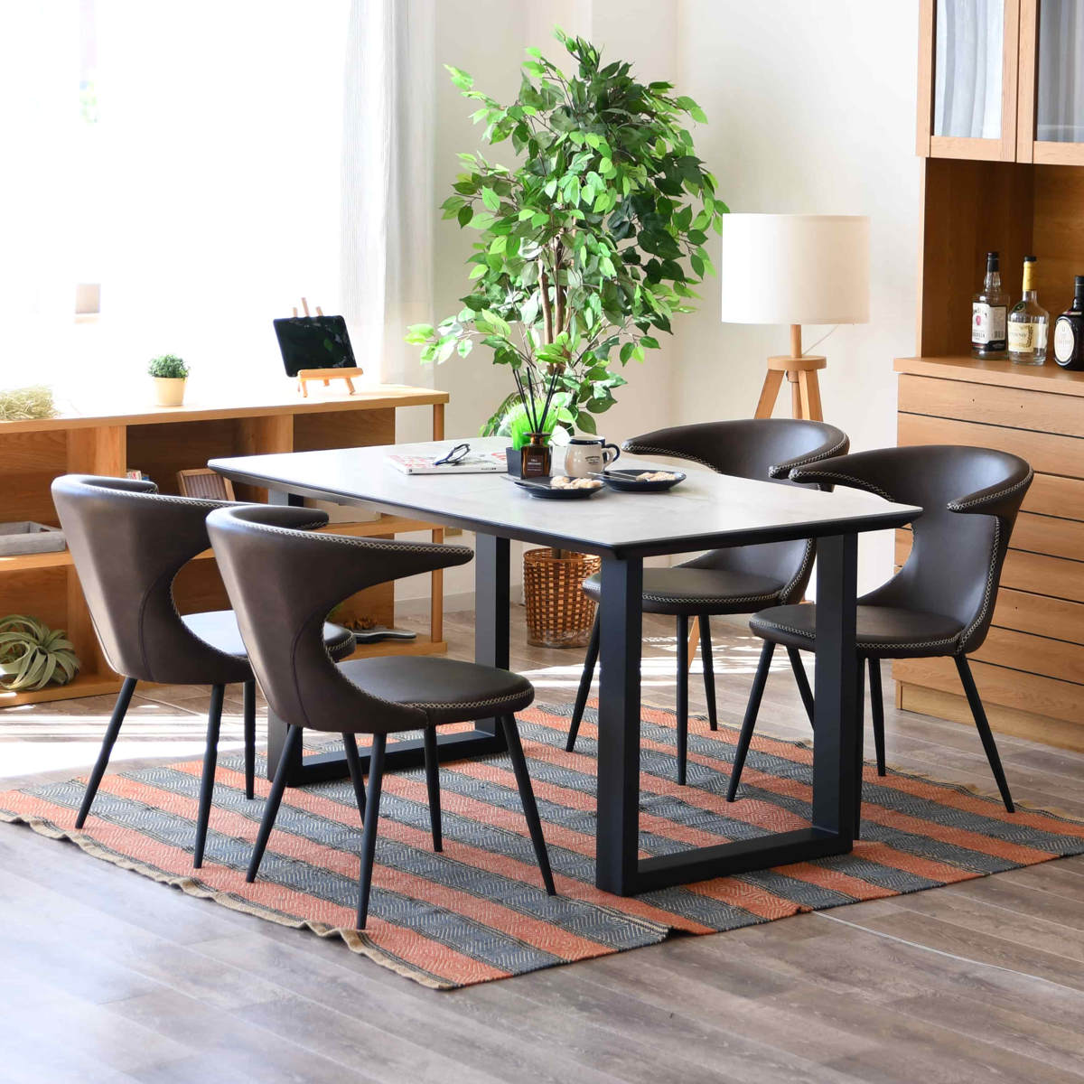 楽天市場】ダイニングテーブル 幅140cm セラミック天板 サーブルツー