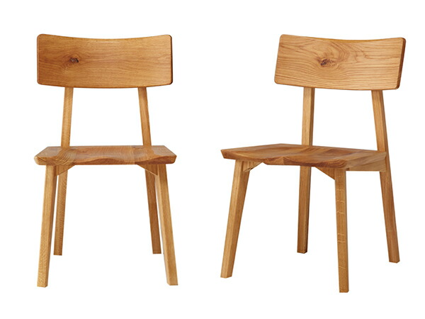 楽天市場】ダイニングチェア 2脚セット 座面高43cm 天然木 オーク無垢