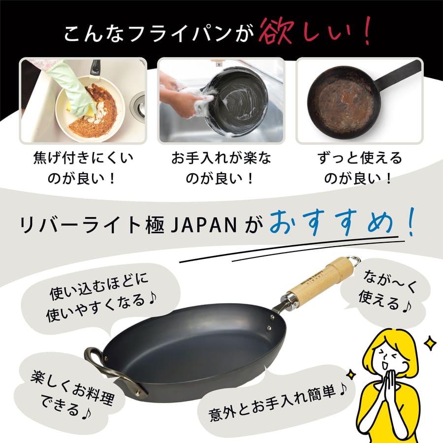 楽天市場】＼レビュー特典／ ステーキパン フライパン 鉄 リバーライト