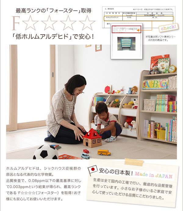 楽天市場】本棚 子ども用 絵本棚 レギュラー 本収納 子ども用家具 絵本