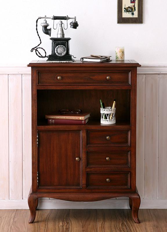 楽天市場】雑貨 レトロ アメリカン（電話台・ファックス台｜収納家具