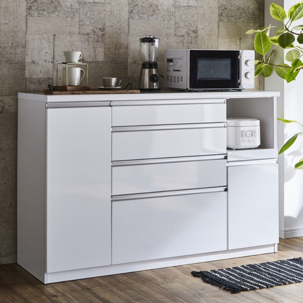 楽天市場】キッチンカウンター 幅90cm 幅120cm 幅140cm 日本製 完成品