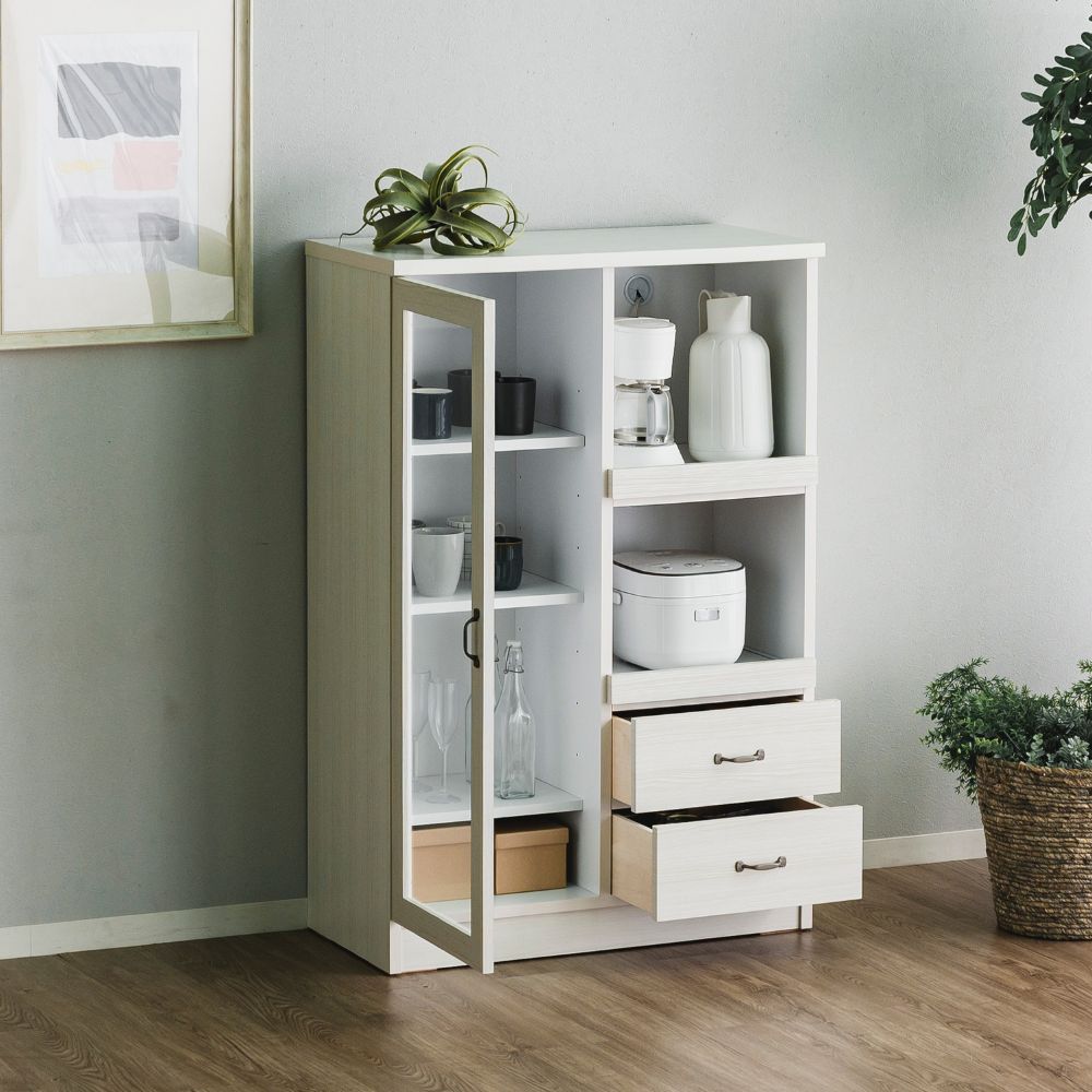 楽天市場】[最大400円OFFクーポン配布中] 大川家具 レンジボード 80cm