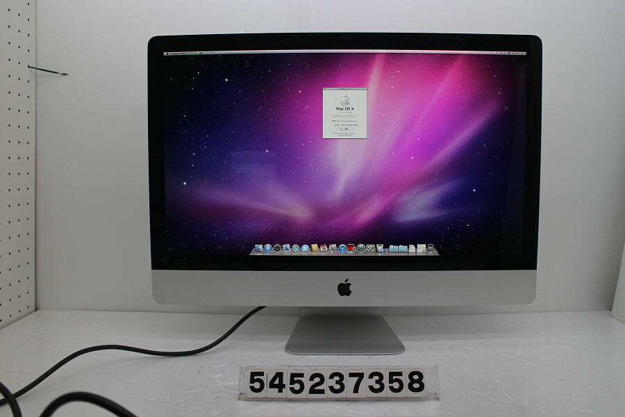 楽天市場】Apple iMac 27インチ A1312 Late 2009 Core i7 860 2.8GHz