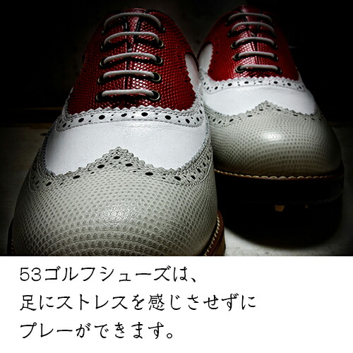 楽天市場】【プレゼント券】 53ゴルフシューズ高級オーダーシューズ 足