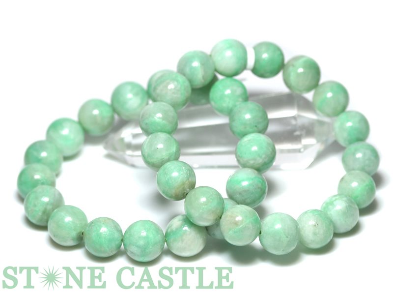 楽天市場】☆高品質☆【ブレスレット】グリーンムーンストーン (3A