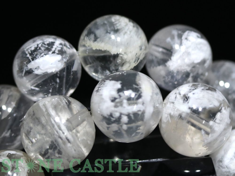 楽天市場】☆高品質☆【ブレスレット】ホワイトスノーガーデンクォーツ