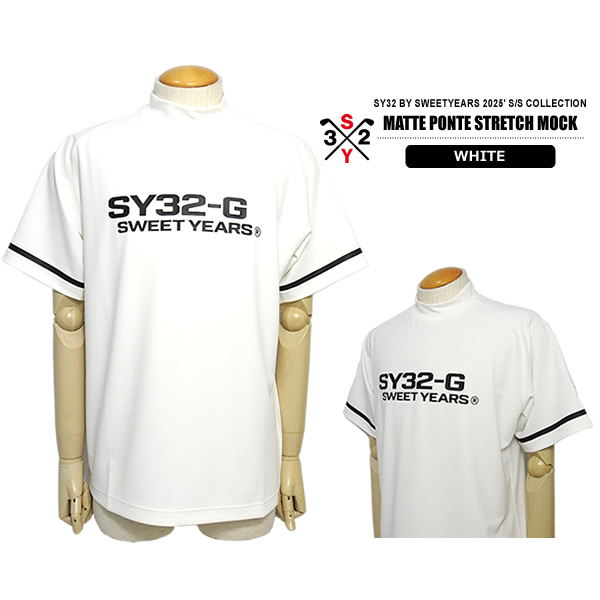 楽天市場】【30%OFF】SY32 ゴルフ カットソー モックネック メンズ