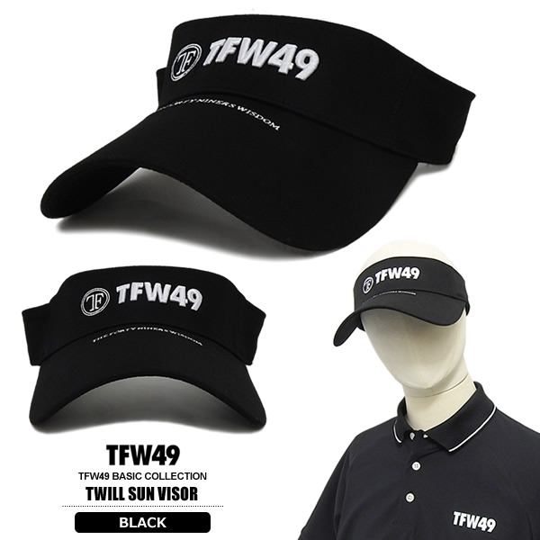 楽天市場】TFW49 ゴルフ メンズ サンバイザー コットンツイル 軽量