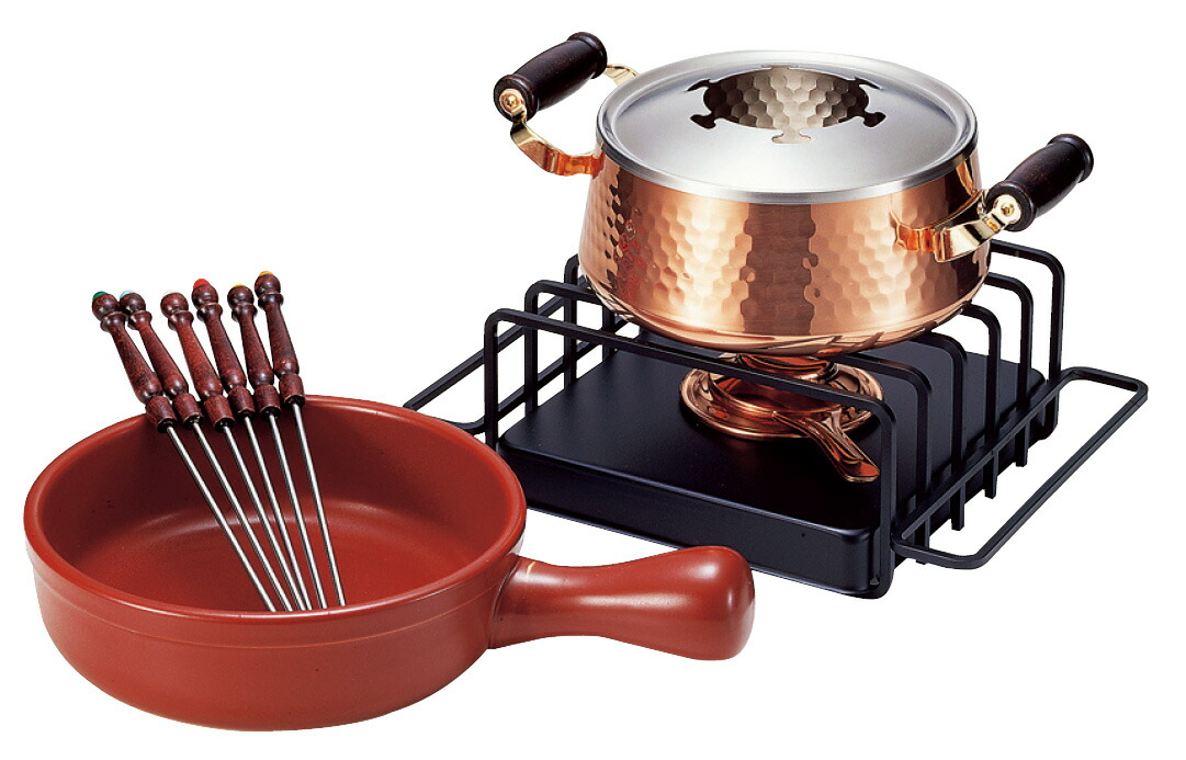 楽天市場】チーズ＆オイルフォンデュセット 20／18cm 【送料無料