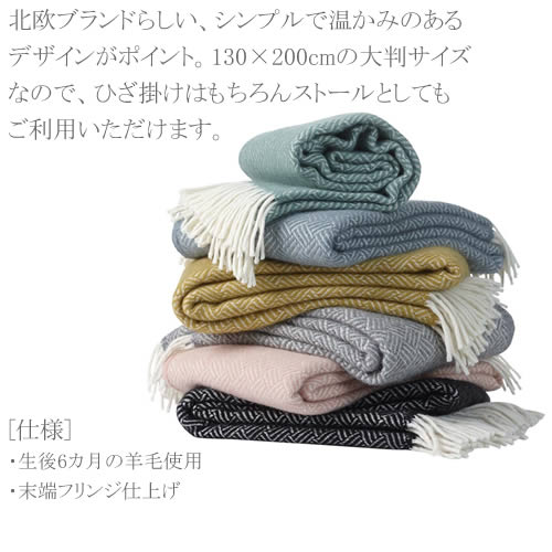 楽天市場】クリッパン サンバ ブランケット ウール 北欧 ひざ掛け 大判