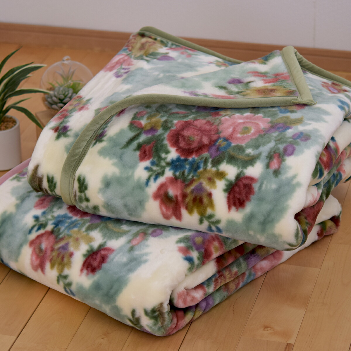 楽天市場】西川 アクリルニューマイヤー毛布 （ 毛羽部分