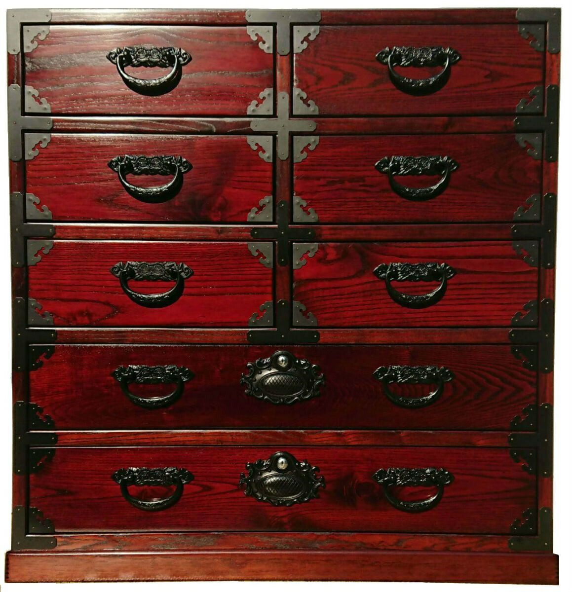 楽天市場】【送料無料】欅 時代箪笥 NR-9/ケヤキ タンス チェスト 和