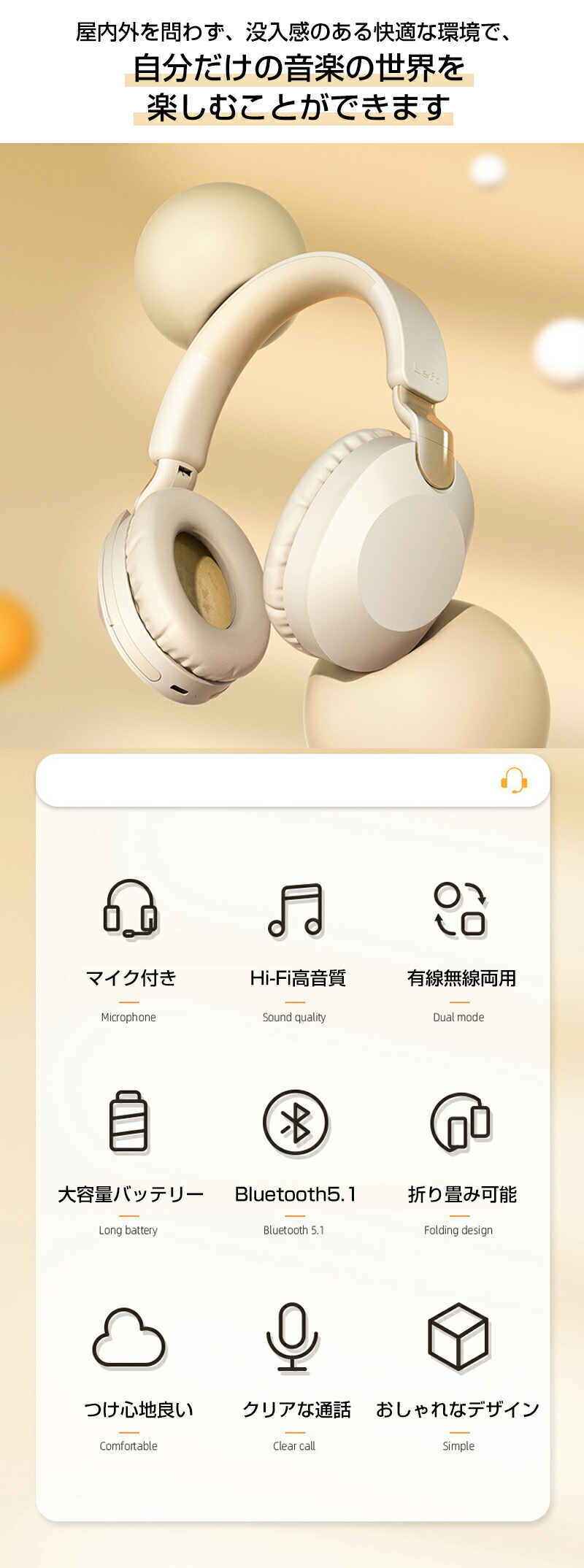 楽天市場】ヘッドホン ワイヤレスヘッドホン bluetooth5.1 ヘッドホン