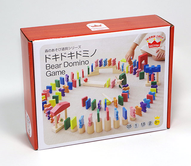 楽天市場】ドミノ倒し ドキドキドミノ 知育玩具 3歳 木のおもちゃ 名