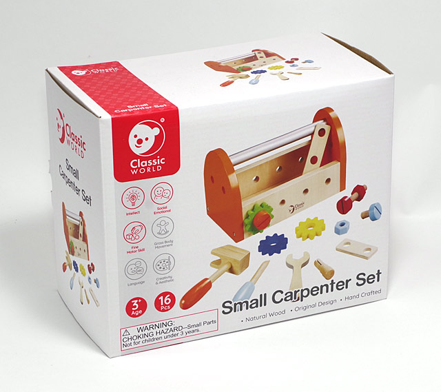 楽天市場】知育玩具 3歳 スモールカーペンターセット おもちゃ 大工