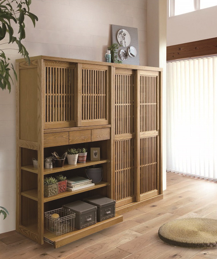 楽天市場】【開梱設置送料無料】 本棚 幅90cm 書棚 引き戸 ガラス扉