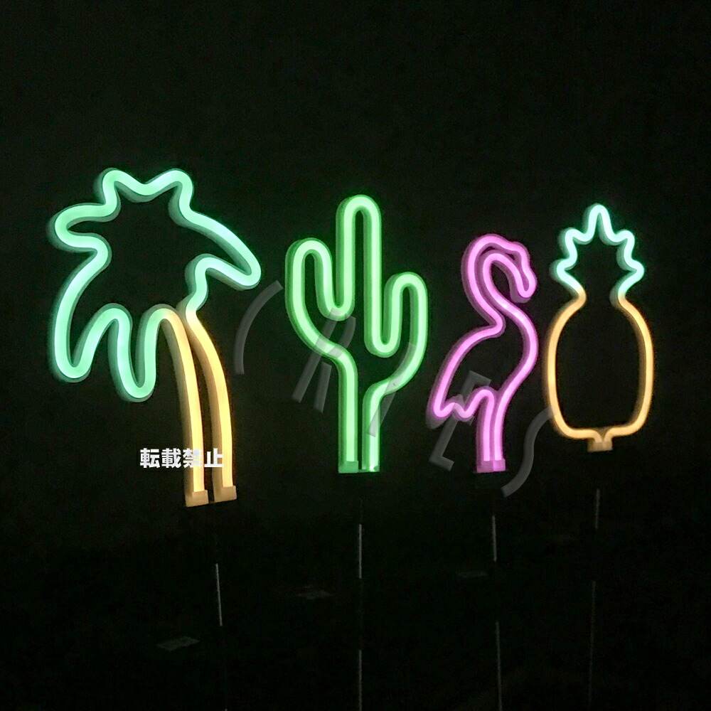 楽天市場】【DULTON】NB-0543CT SOLAR NEON LIGHT CACTUS FLAMINGO
