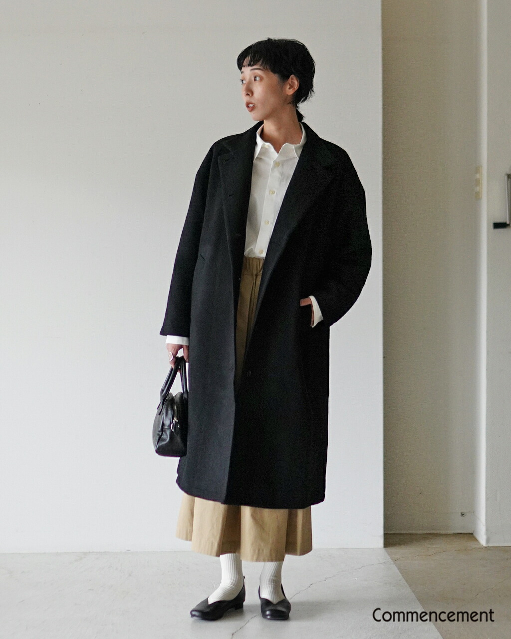 楽天市場】コメンスメント Commencement ウール ロングコート