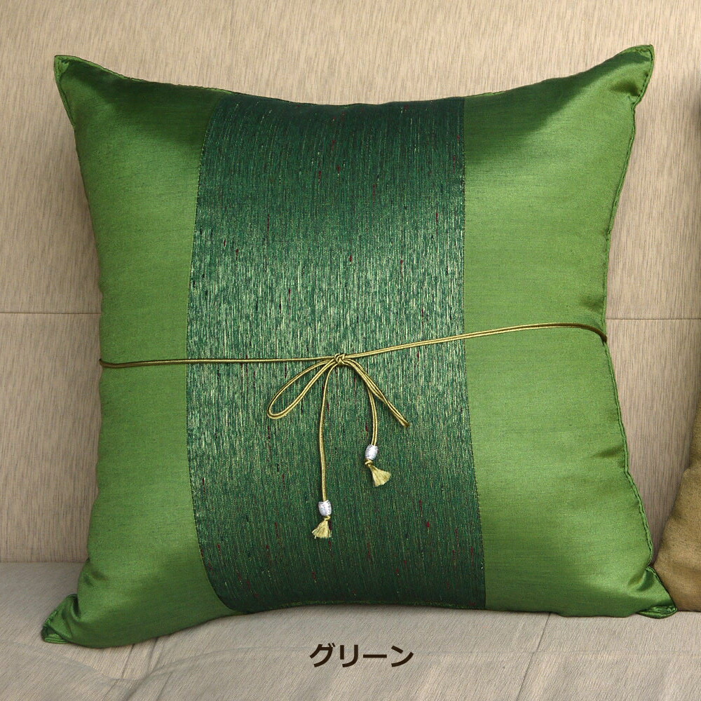 楽天市場】洗える クッションカバー 40×40 シルク調 2WAY デザイン