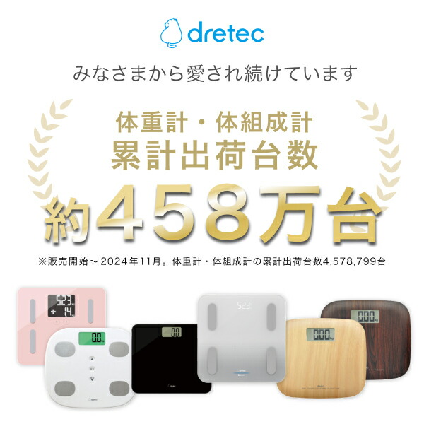 楽天市場】[ドリテック 公式販売店] 体重計 ボディースケール グラッセ