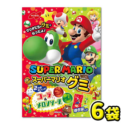 楽天市場】【ノーベル製菓】スーパーマリオグミ コーラ＆メロンソーダ