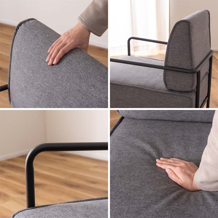 楽天市場】【送料無料】 ラウンジチェア 1P 幅64cm ソファ 1人掛け