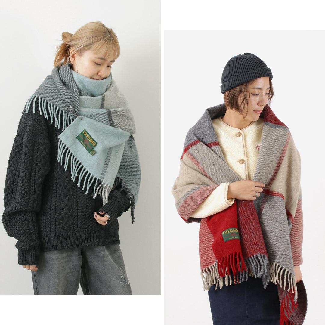楽天市場】【20％OFF】TWEED MILL（ツイードミル） 74×180 ブロック