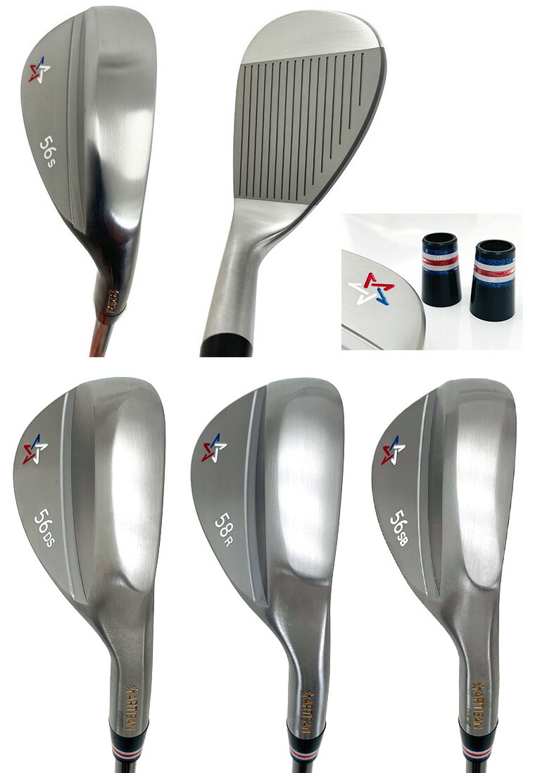 楽天市場】アーティザンゴルフARTISAN ウェッジノーメッキサテン仕上げ