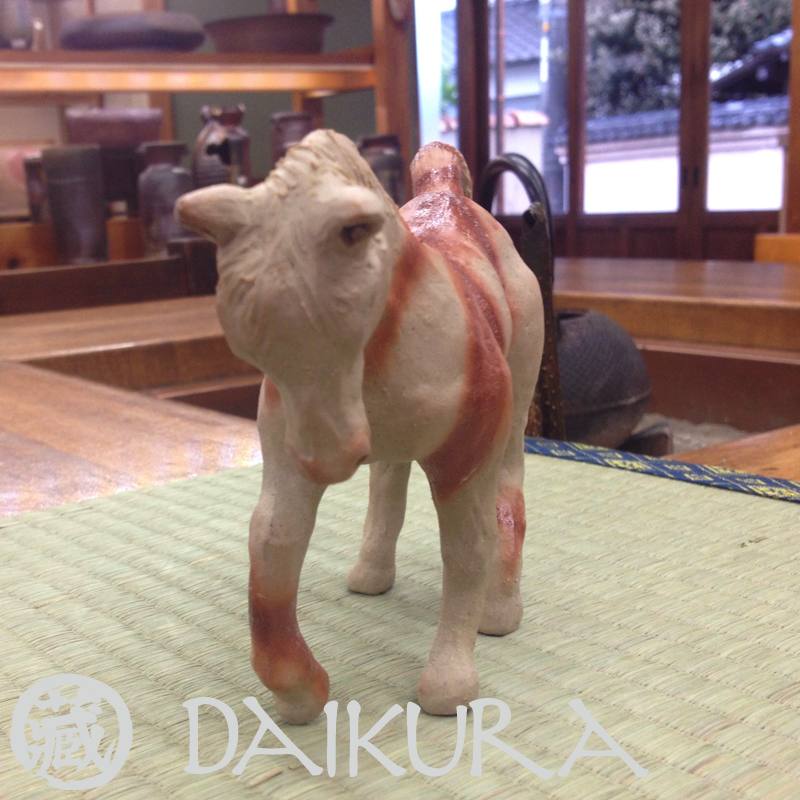 楽天市場】備前焼 干支 午(馬) 桐箱入 日本伝統工芸士 小川秀藏作