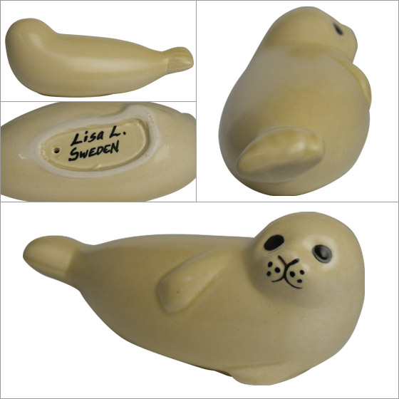 楽天市場】【クーポン4種あり】リサラーソン 置物 アザラシ (大