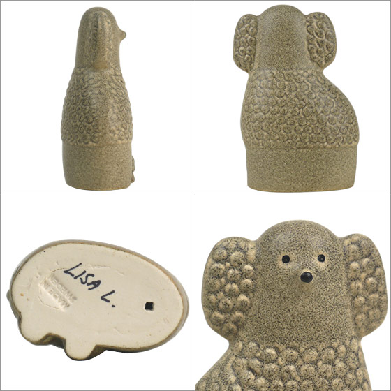 楽天市場】【クーポン4種あり】リサラーソン プードル ミニ 置物 ミニ