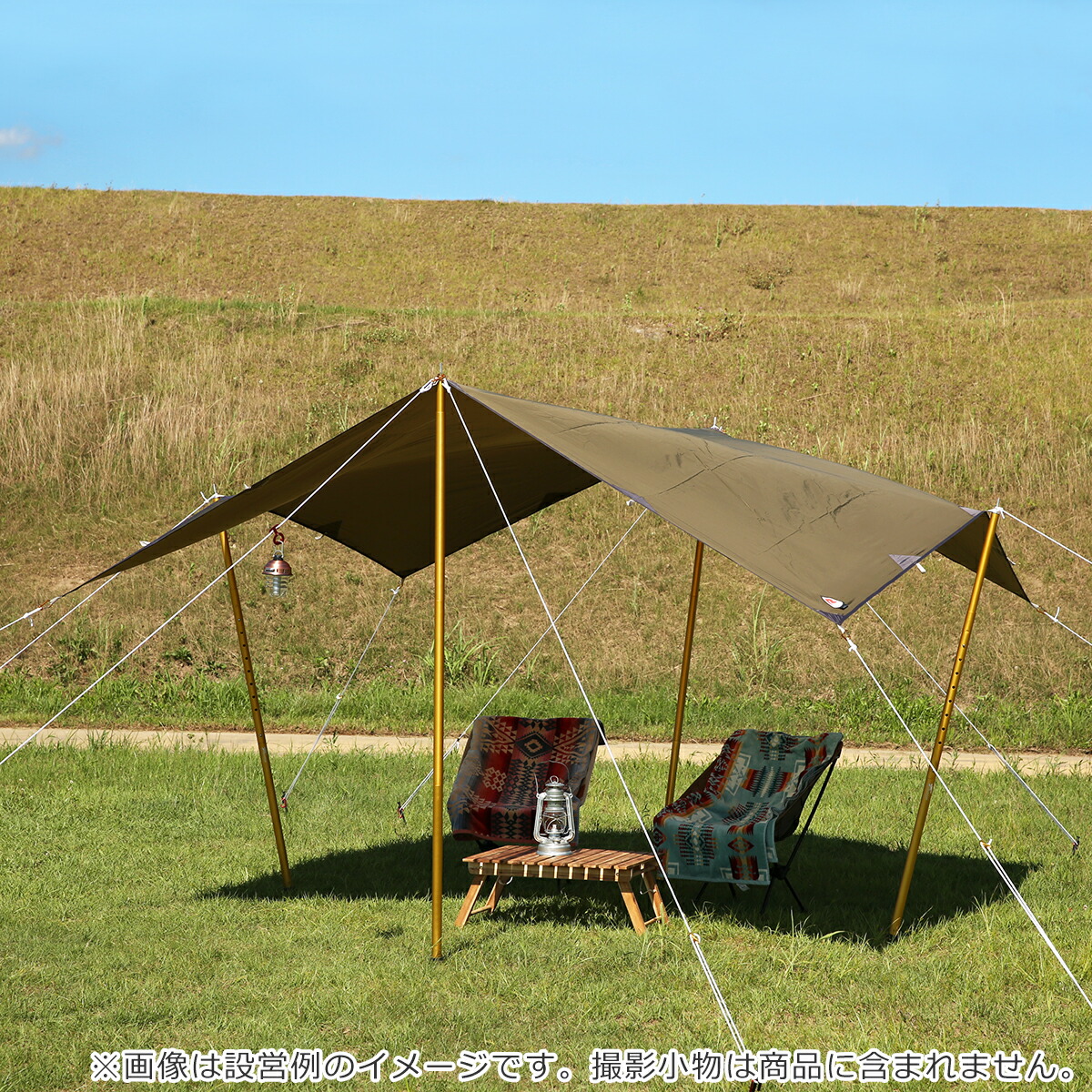 楽天市場】【ポイント5倍 3/5】ローベンス Tarp 3 x 3 m（トレイル