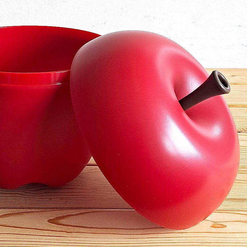 楽天市場】【小物入れ】QUALY りんご型 小物入れ ミニハップル