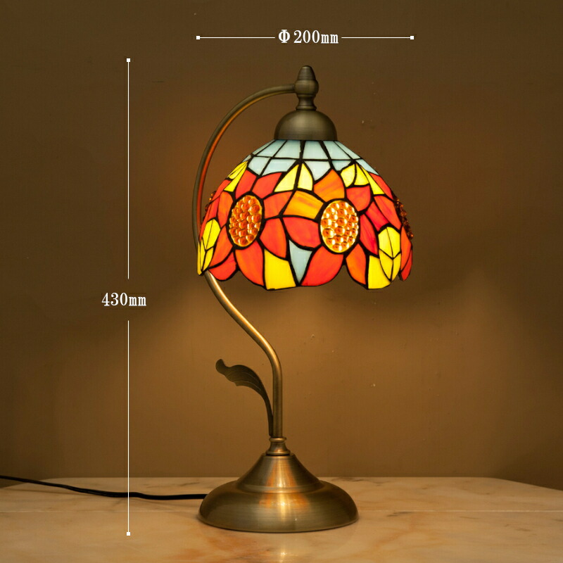 楽天市場】【ステンドグラス・ランプ】tiffany モダンランプ テーブル