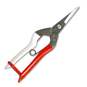 岡恒 岡恒 芽切鋏 NO.304 全長190mm 刃長45mm 重量110g グリップ：紅白