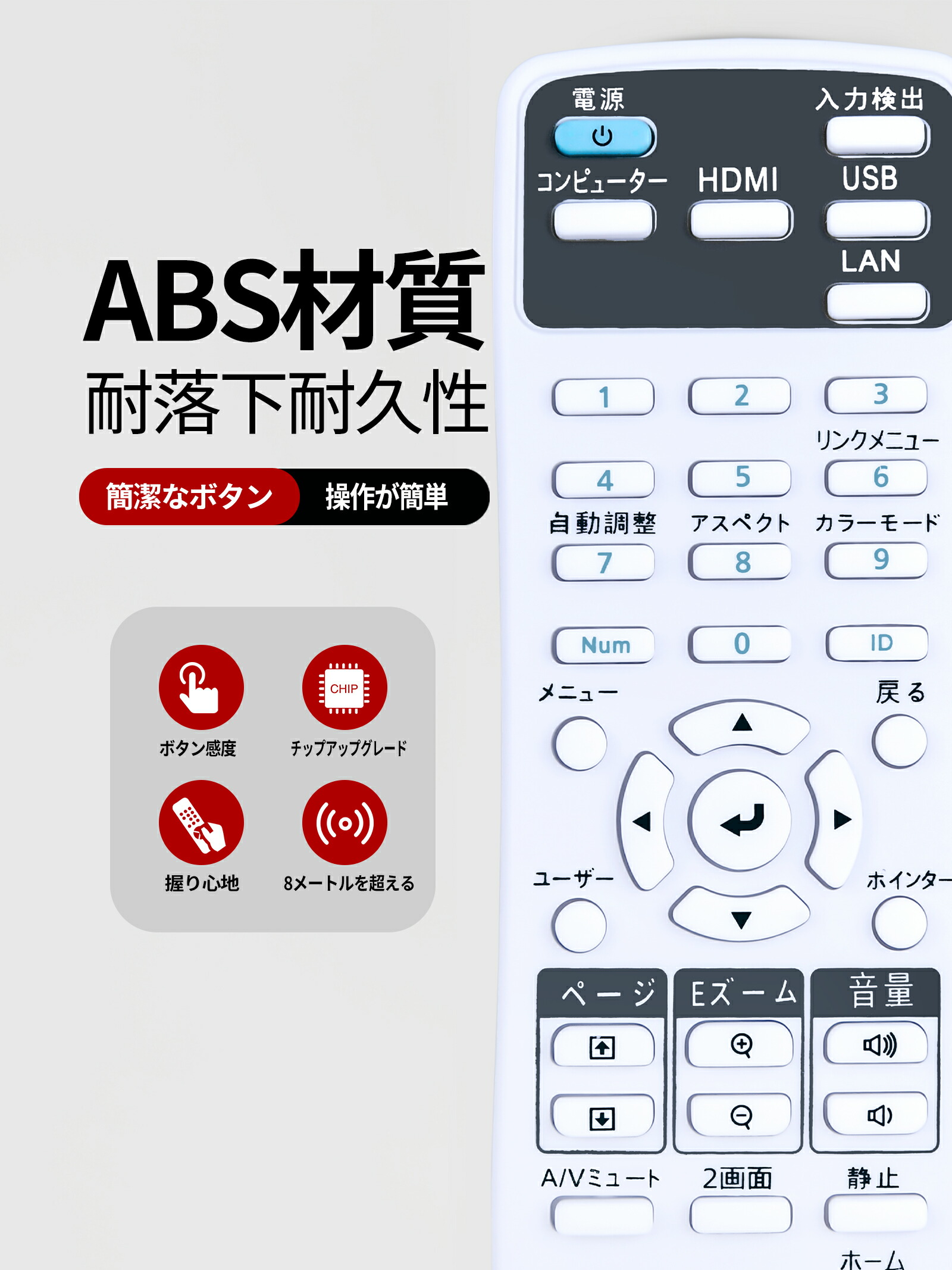 楽天市場】SHZ プロジェクターリモコン EH-TW650 EB-670 EB-675WI EB