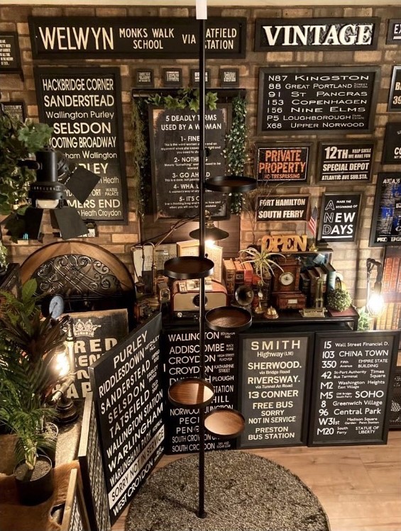 楽天市場】｢BROOKLYN ART STYLE｣!! 螺旋ポールラック(棚板5個付き