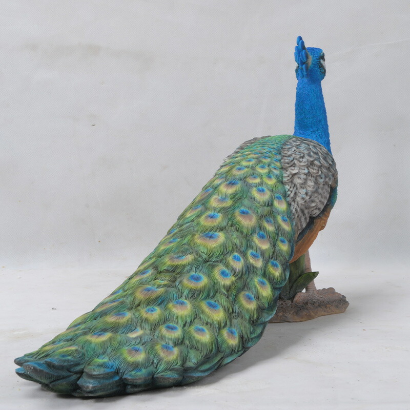 楽天市場】孔雀 クジャク くじゃく オブジェ オーナメント ガーデン