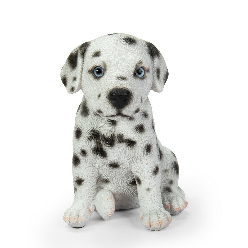 Joechan様専用 陶器犬 ダルメシアン 難有 オブジェ 置物 ホワイト 白色