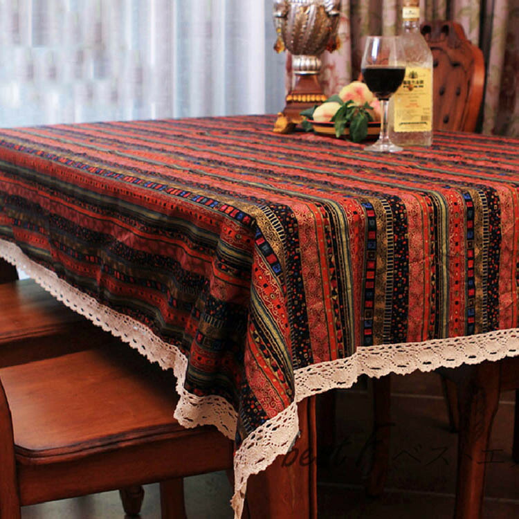 楽天市場】【送料無料】テーブルクロス アジアンデザイン 東南アジア