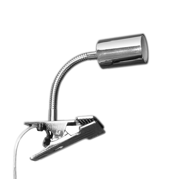 楽天市場】BARREL公式 クリップライトA シルバー 26口金 E26 電球なし