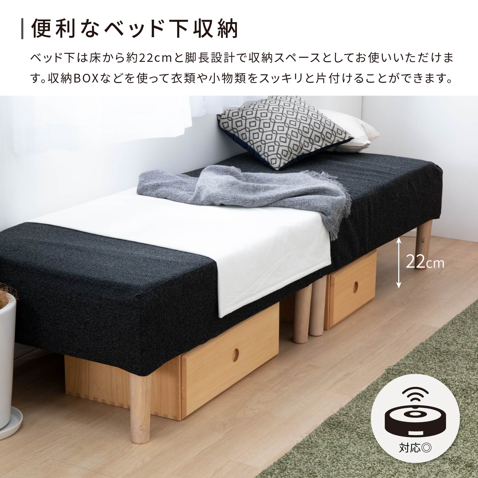 楽天市場】【5%OFFｸｰﾎﾟﾝ配布中】 脚付きマットレス SS 幅 80 cm セミ