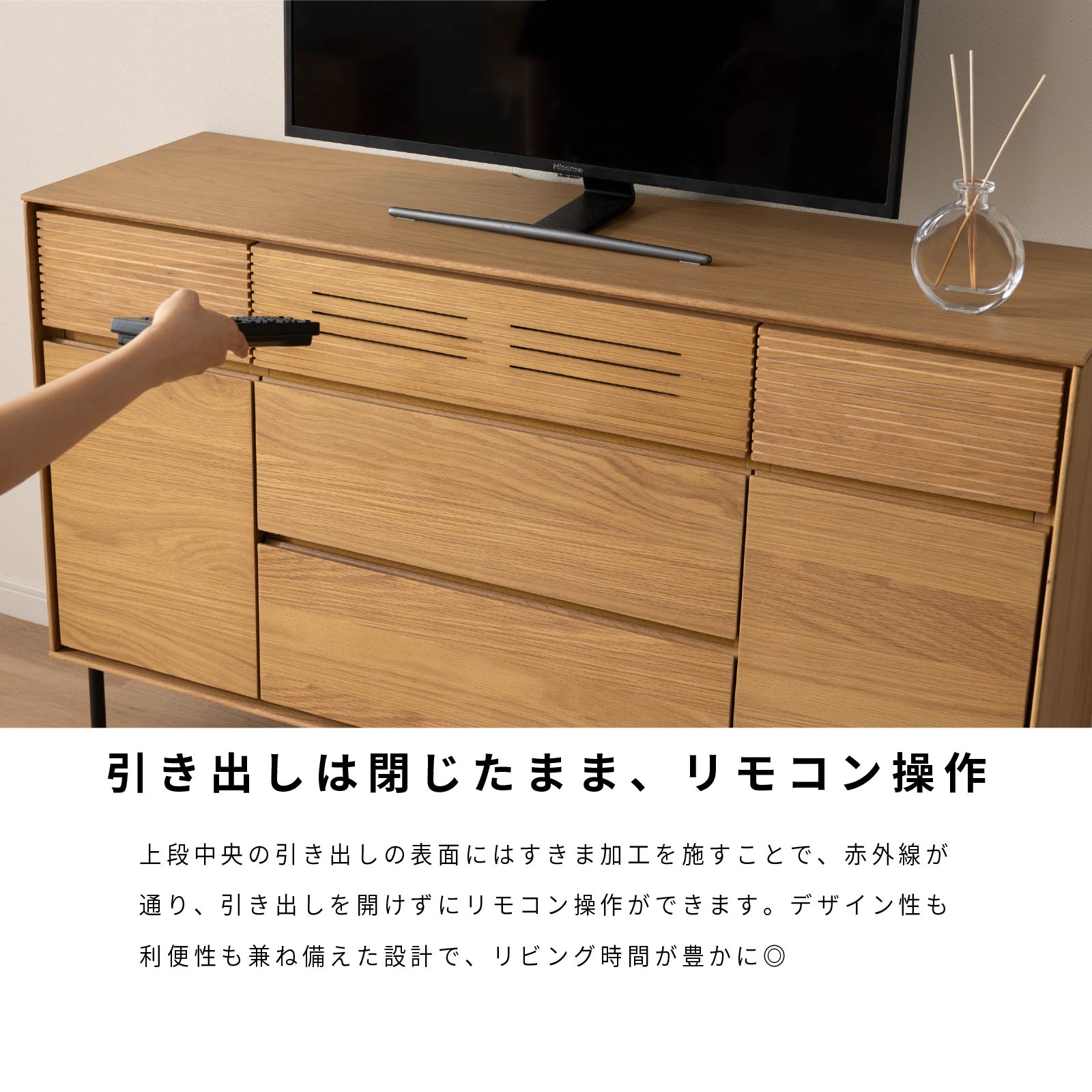 楽天市場】【50%OFF ~3/11 1:59】 サイドボード 木製 幅120 脚付き