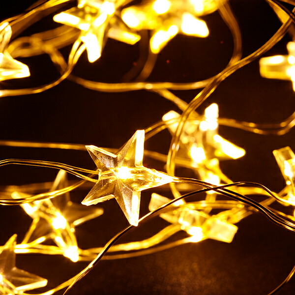 楽天市場】イルミネーション 電池式 クリスマス デコレーション STAR