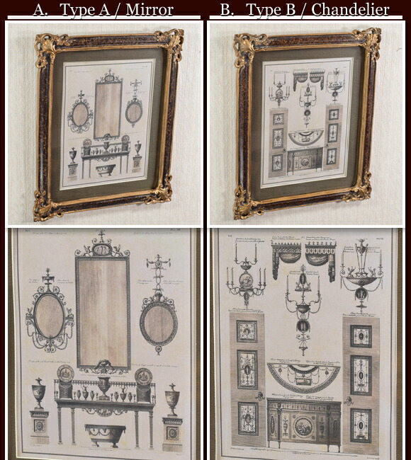 楽天市場】アンティーク ファーニチャー アートフレーム 絵 壁掛け 壁