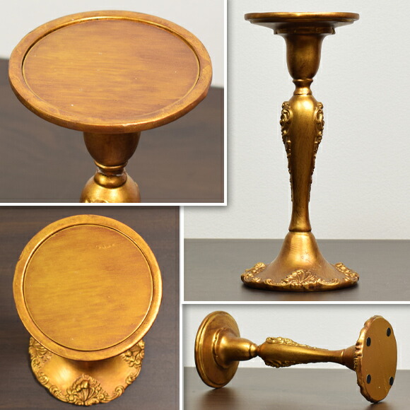 楽天市場】ゴールドピラー キャンドルスタンド Large キャンドル