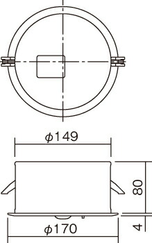 楽天市場】NNFB93615C リニューアル用 天井埋込型 （ 昼白色