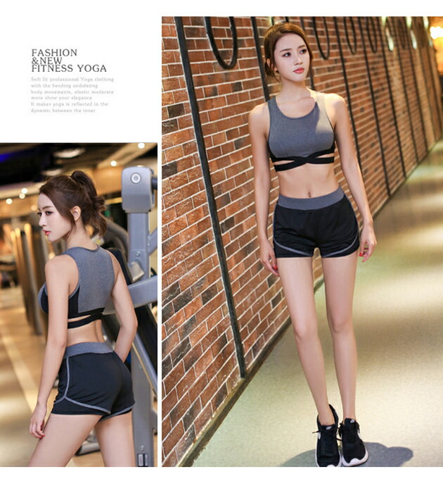 楽天市場】フィットネスウェア 5点セット レディース スポーツブラ